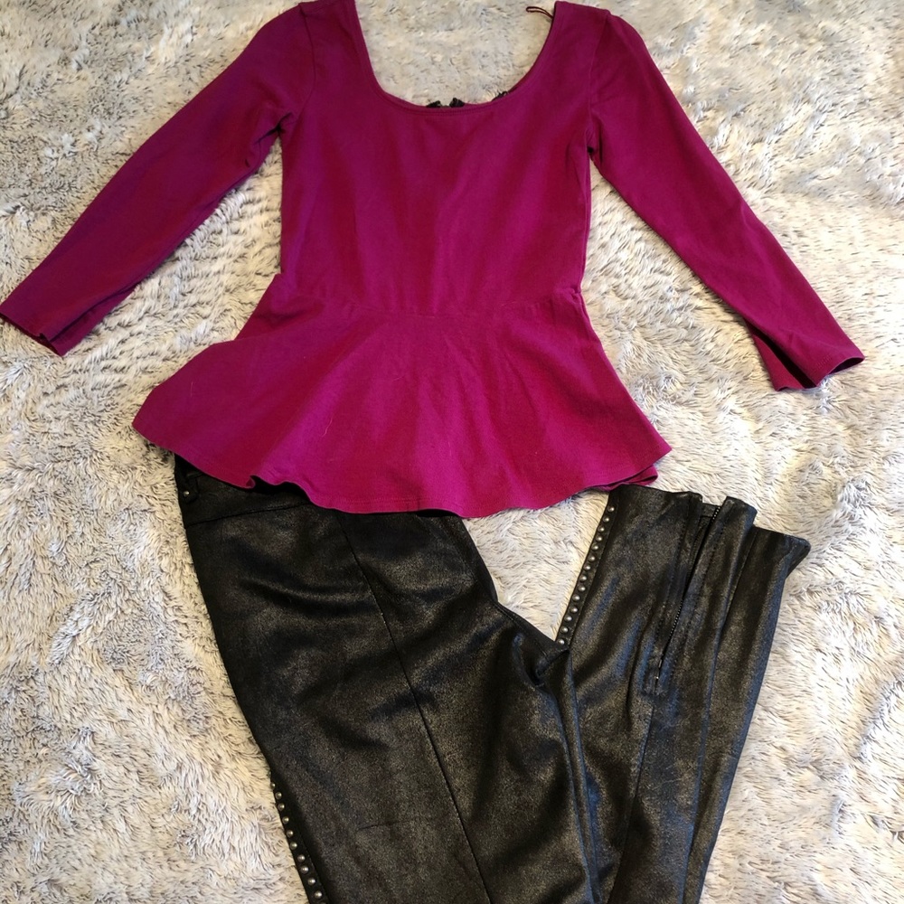 Express peplum top